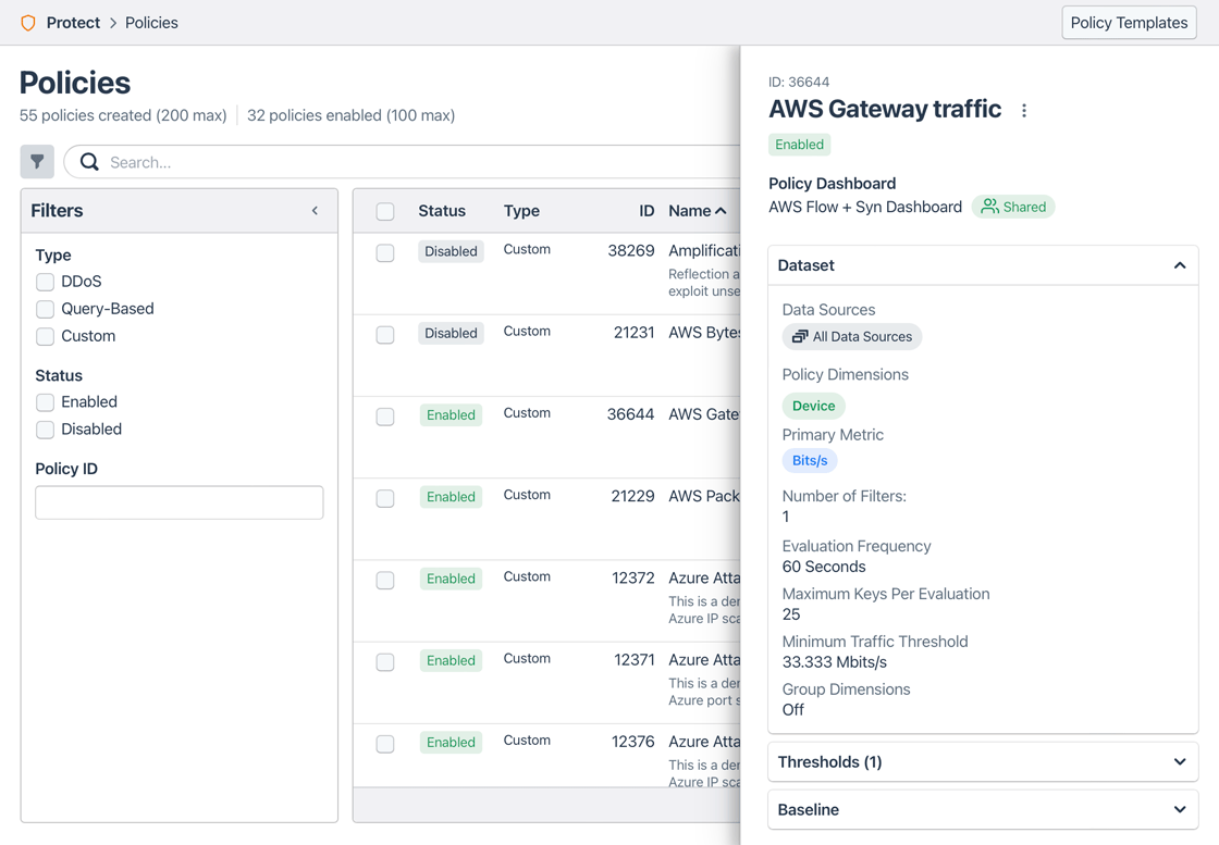A Details pane displayed within a drawer from the right of the page.