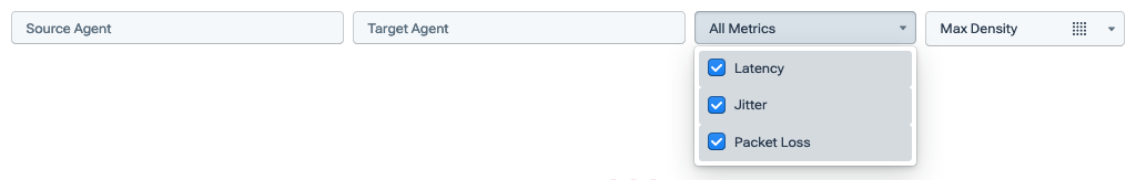 Mesh subtab buttons drop down menus that control mesh display.